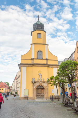 Jelenia Gora, Poland - June 2, 2021: Orthodox church in Jelenia Gora.のeditorial素材