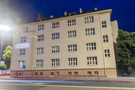 Bydgoszcz, Poland - July 25, 2021: Nicolaus Copernicus University Ludwik Rydygier Collegium Medicum in Bydgoszcz.のeditorial素材
