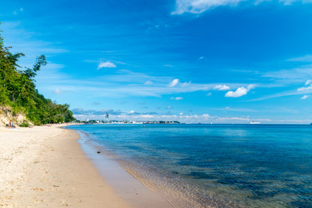Gdynia, Poland - August 1, 2021: Beautiful seaside view on Baltic sea in Gdynia.のeditorial素材