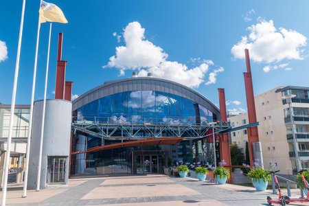 Turku, Finland - August 6, 2021: Sigyn Hall (Sigyn-sala) for concerts, meetings, conferences, celebrations and seminars.のeditorial素材