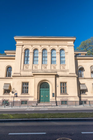 Oslo, Norway - September 25, 2021: The Norwegian National Academy of Arts (Norwegian: Statens kunstakademi), Frederiks gate 3.のeditorial素材