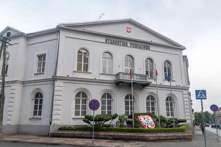 Piotrkow Trybunalski, Poland - May 30, 2022: Starosty District in Piotrkow Trybunalski.のeditorial素材
