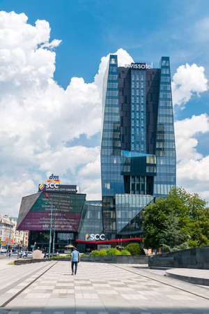 Sarajevo, Bosnia and Herzegovina - June 3, 2022: SCC - Sarajevo City Center, shopping mall.のeditorial素材