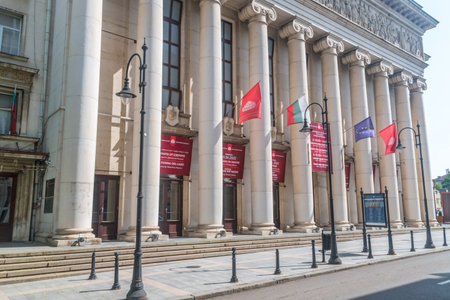 Sofia, Bulgaria - June 6, 2022: Sofia Opera and Ballet.のeditorial素材