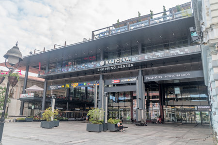 Belgrade, Serbia - June 7, 2022: Rajiceva Shopping Center.のeditorial素材