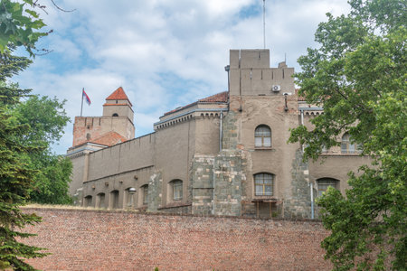 Belgrade, Serbia - June 7, 2022: Military museum, war museum with ancient and modern items.のeditorial素材