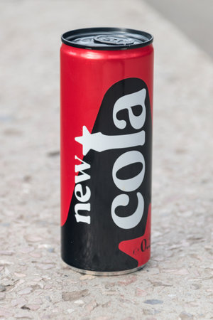 Chisinau, Moldova - March 9, 2023: Can of new Cola.のeditorial素材