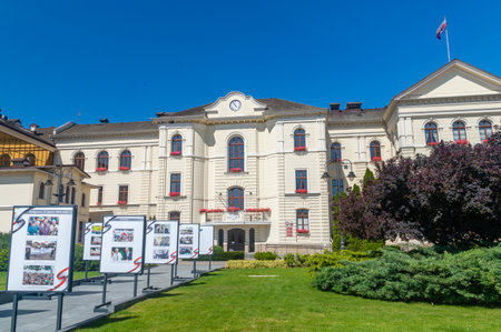 Bydgoszcz, Poland - July 9, 2023: Old Town Hall in Bydgoszcz.のeditorial素材