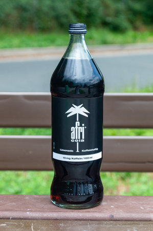 Hanover, Germany - July 29, 2023: Bottle of Afri Cola.のeditorial素材