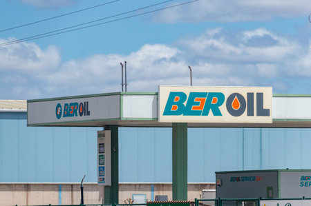 Burgos, Spain - August 3, 2023: Logo of Beroil.のeditorial素材