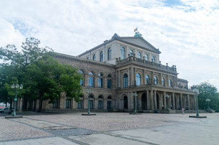 Hanover, Germany - July 29, 2023: Hanover opera house.のeditorial素材