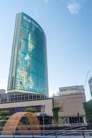 Rotterdam, Nederland - October 22, 2023: World Tade Center in Rotterdam.のeditorial素材