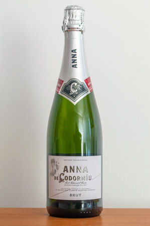 Pruszcz Gdanski, Poland - September 25, 2023: Anna de Codorniu cava brut.のeditorial素材