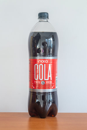 Pruszcz Gdanski, Poland - April 1, 2024: Nata cola with sugar.のeditorial素材