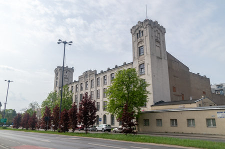Lodz, Poland - April 14, 2024: 3 star Hotel Focus.のeditorial素材