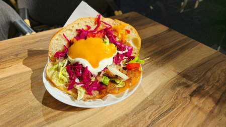 Tasty kebab on plate. Popular Turkish food.の写真素材