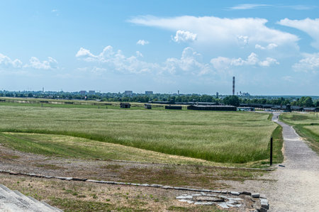Lublin, Poland - May 26, 2024: Majdanek Nazi concentration and extermination camp.のeditorial素材