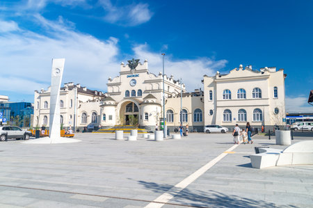 Lublin, Poland - May 26, 2024: Lublin railway station.のeditorial素材