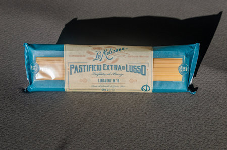 Hanover, Germany - May 28, 2024: Spaghetti La Molisana pasta.のeditorial素材