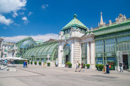 Vienna, Austria - June 8, 2024: Schmetterlinghaus, butterfly house zoo.のeditorial素材