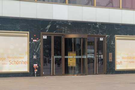 Berlin, Germany - November 2, 2025: Berolinhaus at the Alexanderplatz in Berlin.のeditorial素材