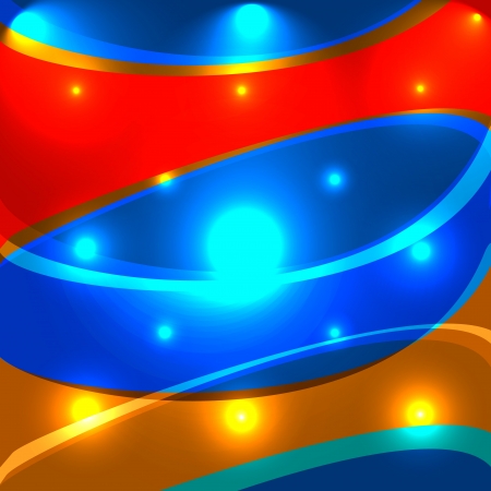 Cute glowing neon lights background illustrationのイラスト素材