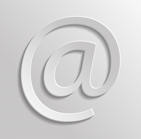 App icon metal mail with shadowのイラスト素材