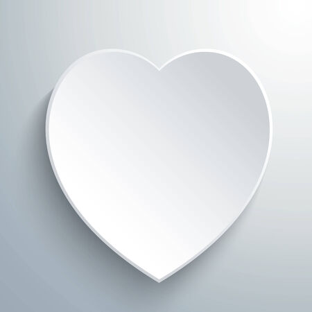 Happy Valentines Day Heart Paperのイラスト素材