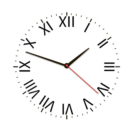 Old vintage clock faceのイラスト素材