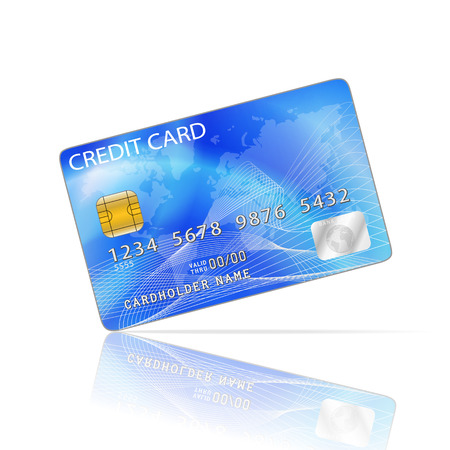 Credit Card Icon Isolated on Whiteのイラスト素材
