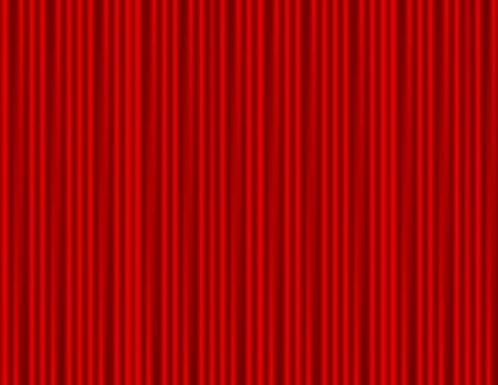 Curtain red closed with light spots in a theaterのイラスト素材