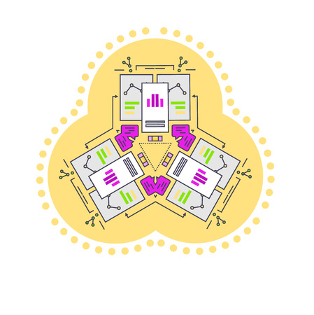 Web analytics information and development website statistic. Analysis,  analytics icon, data, web...