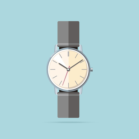 Clock logo icon isolated. Watch object, time office symbol. Clock flat icon. Time logo. Watch logo. Clock logo. World time. Clock icon. Clock time vector icon. Timer clock isolated. Clock silhouetteのイラスト素材
