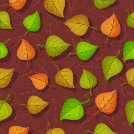 Leaves seamless patternのイラスト素材