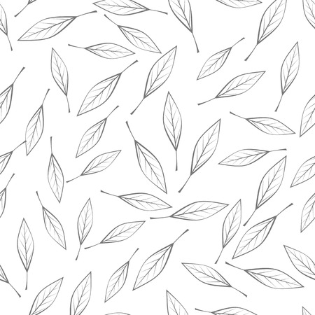 Leaves seamless patternのイラスト素材