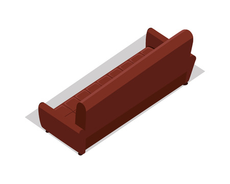 Home and Office Furniture in Isometric Projectionの写真素材