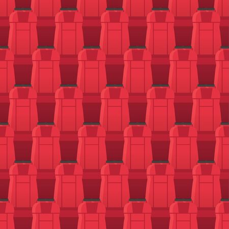 Cinema Seats Seamless Pattern. Endless Textureのイラスト素材