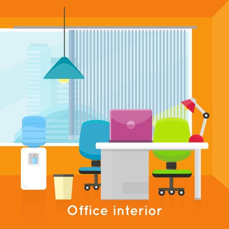 Modern Office Interiorのイラスト素材