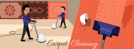 Carpet Cleaning Serviceのイラスト素材