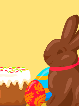 Easter Festive Concept with Traditional.のイラスト素材
