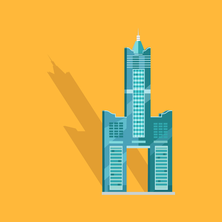 Sky Tower Skyscraper Tanteks in Taiwan Graphicのイラスト素材