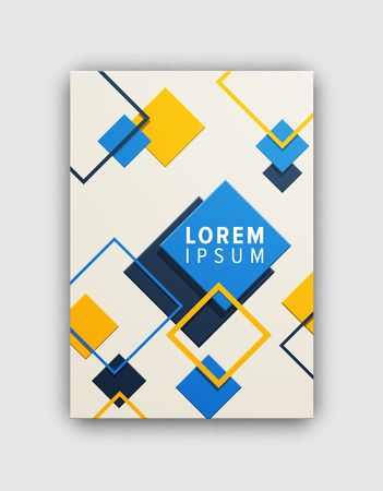 Futuristic Cover Pattern on Vector Illustrationのイラスト素材