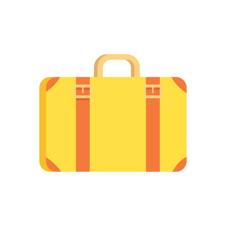 Vintage Suitcase Icon Vector Illustrationのイラスト素材