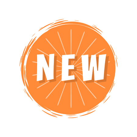 New Inscription on Orangeのイラスト素材