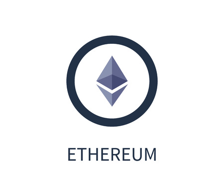 Ethereum Cryptocurrency Icon Vector Illustration