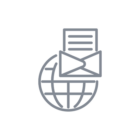 Infographic Element Globe Vector Illustrationのイラスト素材