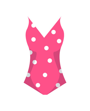 Top Polka Dot Summer Mode Vector Illustrationのイラスト素材