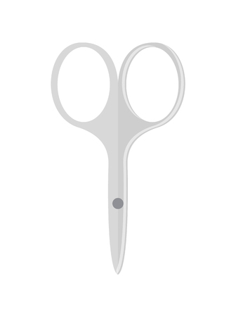 Bright Scissors Layout Cute Vector Illustrationのイラスト素材