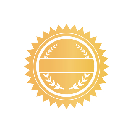 Certificate of Circled Shape Vector Illustrationのイラスト素材