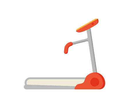 Treadmill Electric Device Icon Vector Illustrationのイラスト素材
